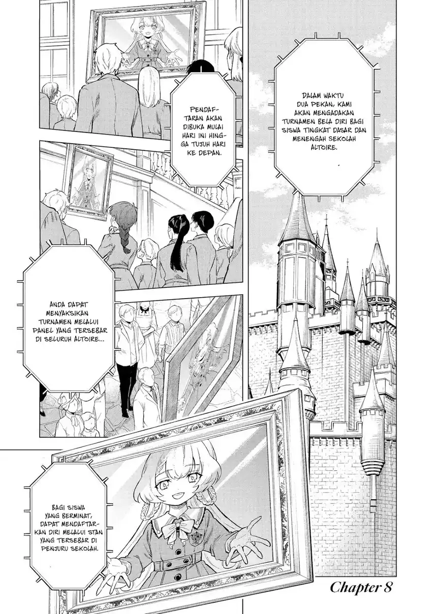 Baca Manga Kyouran Reijou Nia Liston – Byoujaku Reijou ni Tensei shita Kamigoroshi no Bujin no Karei Naru Musouroku Chapter 8 Gambar 2