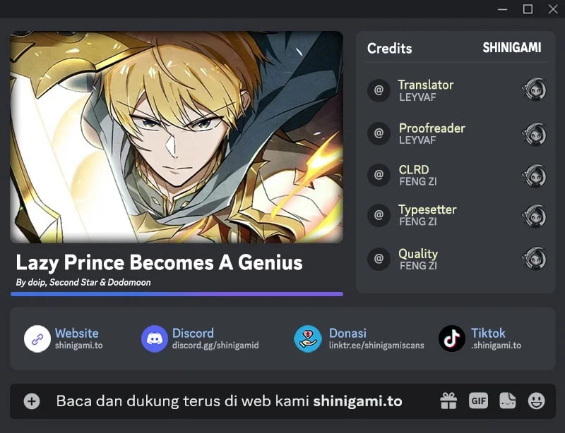 Komik Lazy Prince Becomes a Genius Chapter 142 gambar 1