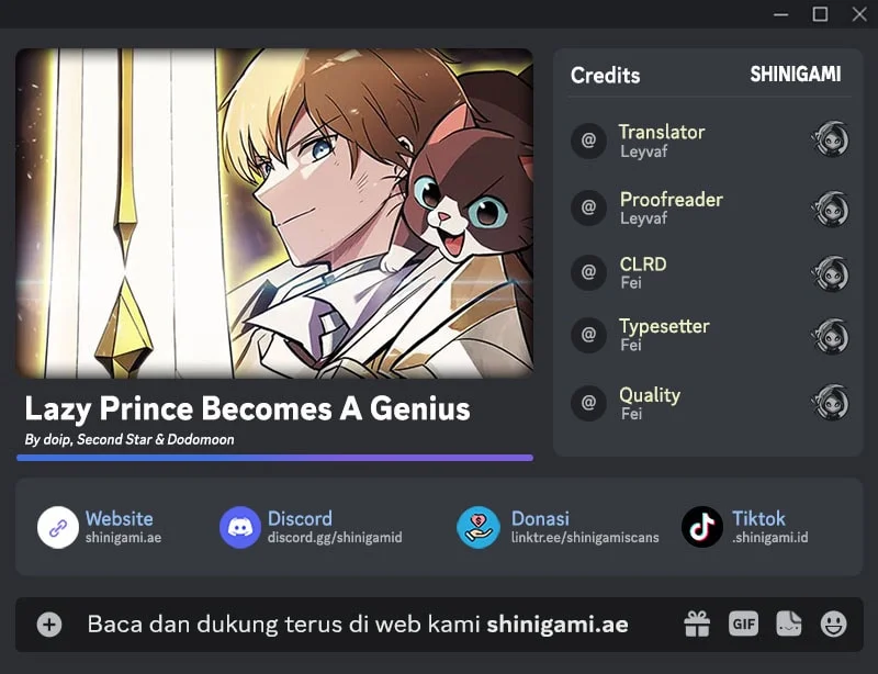 Komik Lazy Prince Becomes a Genius Chapter 144 gambar 1