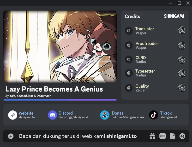 Komik Lazy Prince Becomes a Genius Chapter 155 gambar 1