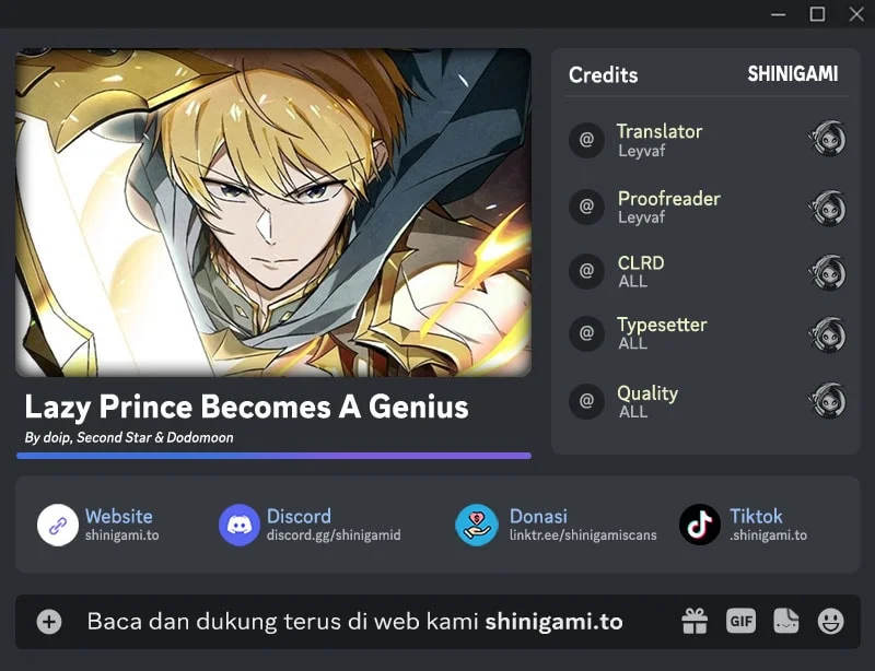 Komik Lazy Prince Becomes a Genius Chapter 158 gambar 1