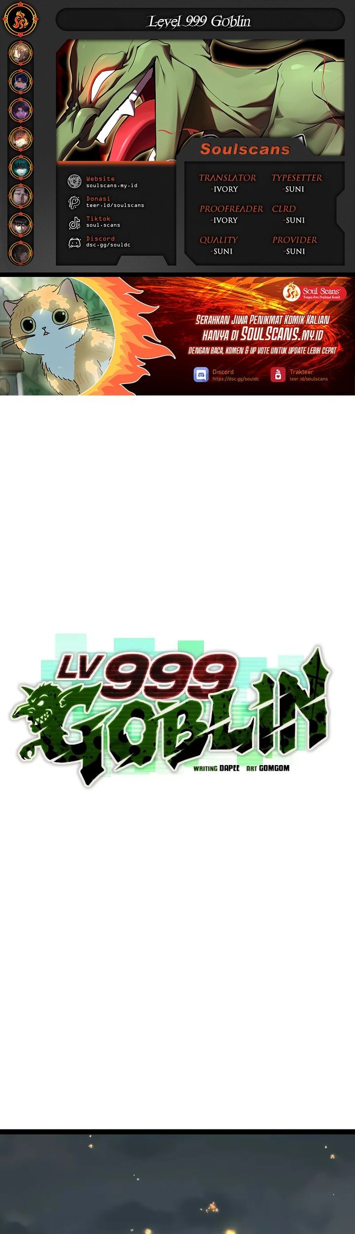 Baca Komik Level 999 Goblin Chapter 18 Gambar 1