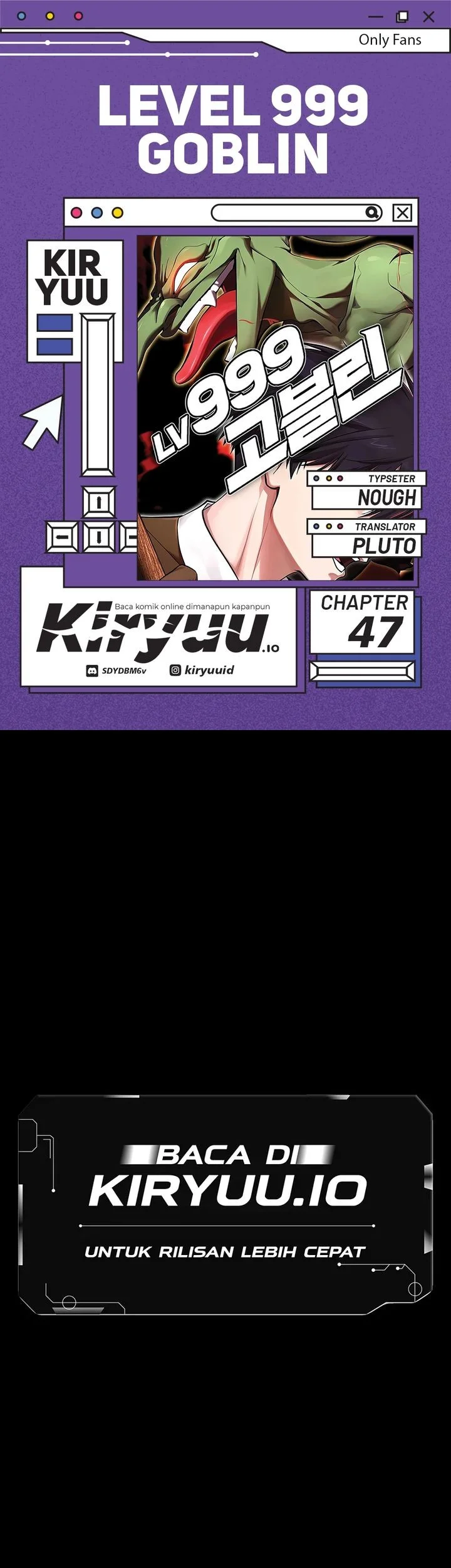 Komik Level 999 Goblin Chapter 47 gambar 1