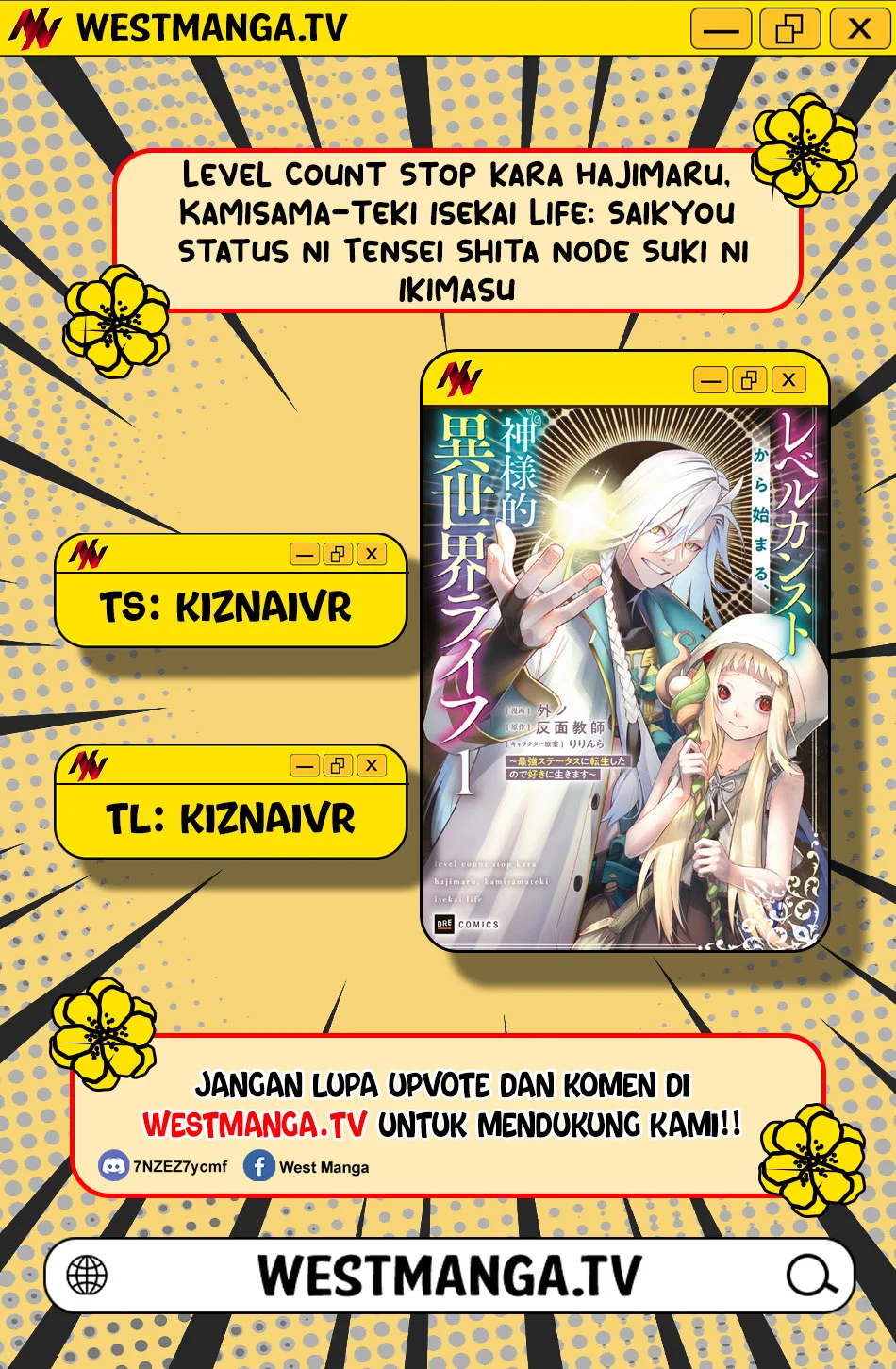 Komik Level Count Stop kara Hajimaru, Kamisama-teki Isekai Life: Saikyou Status ni Tensei Shita node Suki ni Ikimasu Chapter 3 gambar 1