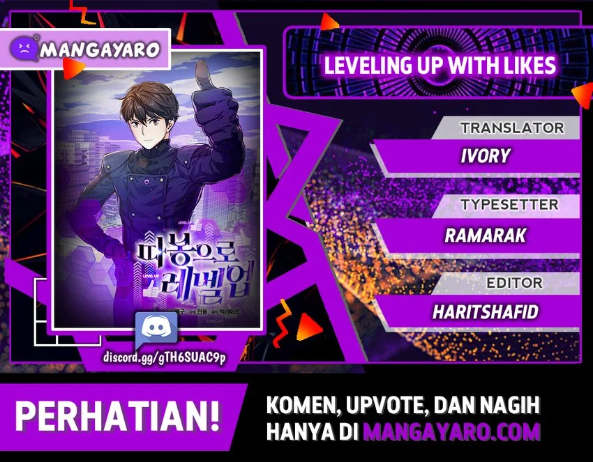 Komik Leveling Up With Likes Chapter 35 gambar nomor 1