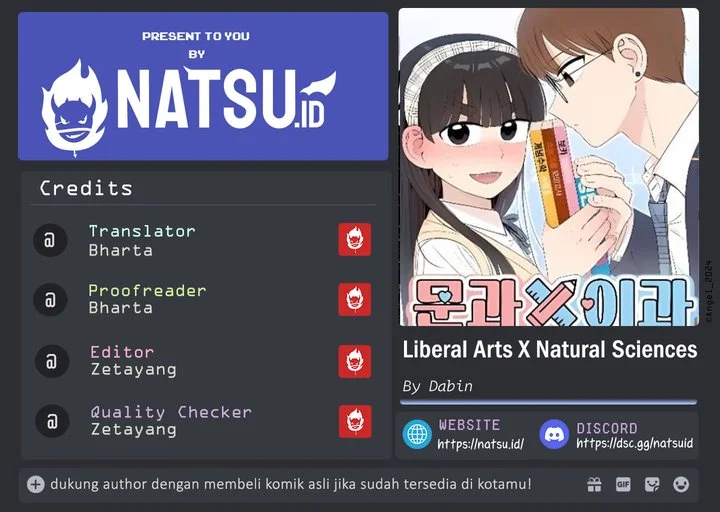 Komik Liberal Arts X Natural Sciences Chapter 1 gambar 1