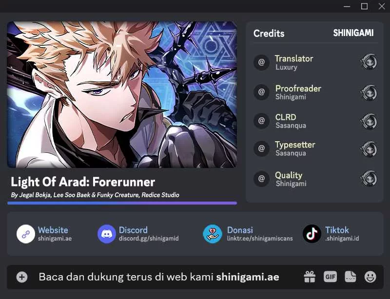 Baca Komik Light Of Arad: Forerunner Chapter 12 Gambar 1