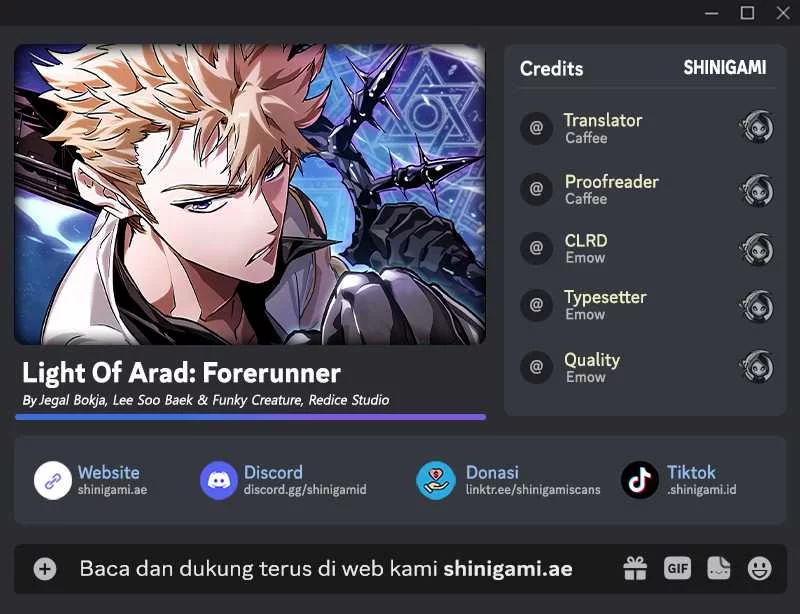 Baca Komik Light Of Arad: Forerunner Chapter 15 Gambar 1