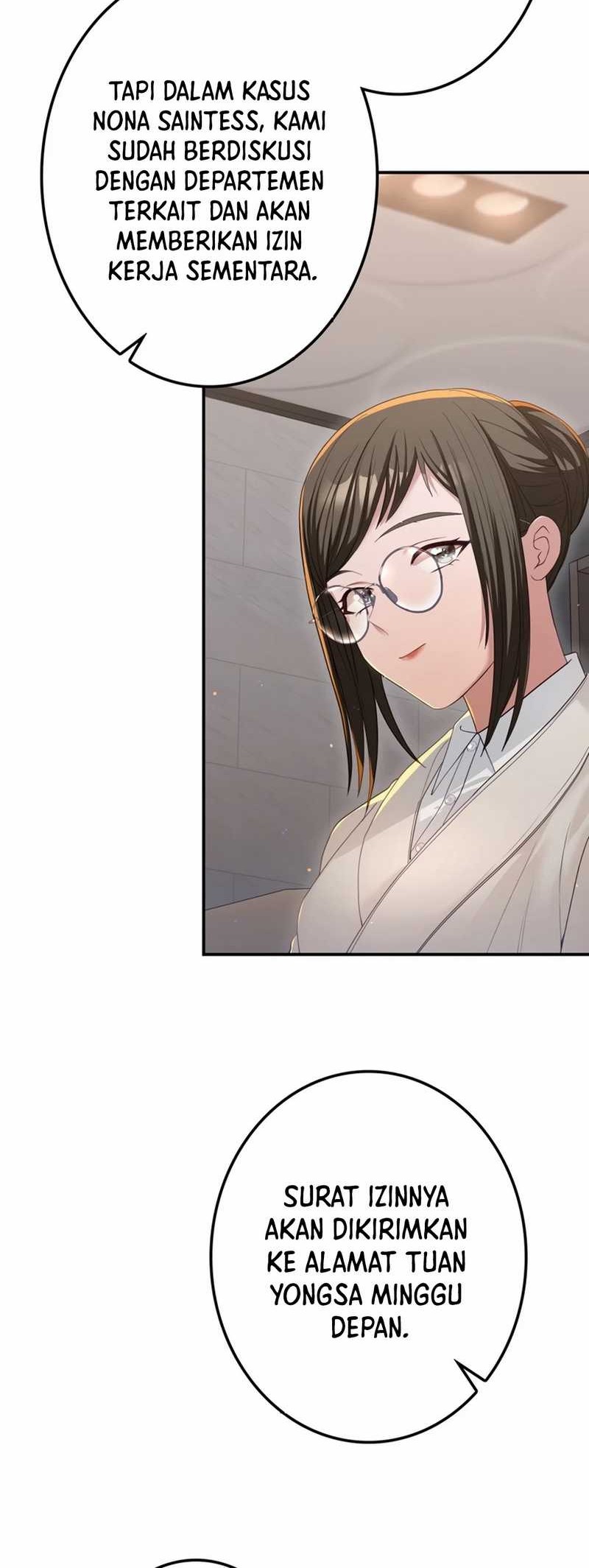 Living in a Studio Condo With the Saintess Chapter 17 Gambar 24