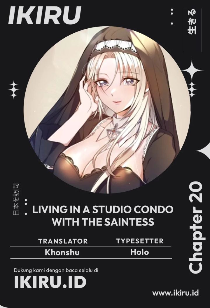 Baca Komik Living in a Studio Condo With the Saintess Chapter 20 Gambar 1