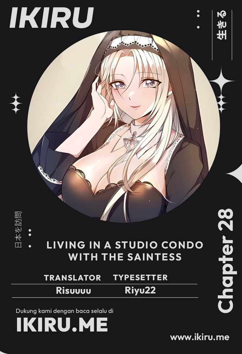 Baca Komik Living in a Studio Condo With the Saintess Chapter 28 Gambar 1