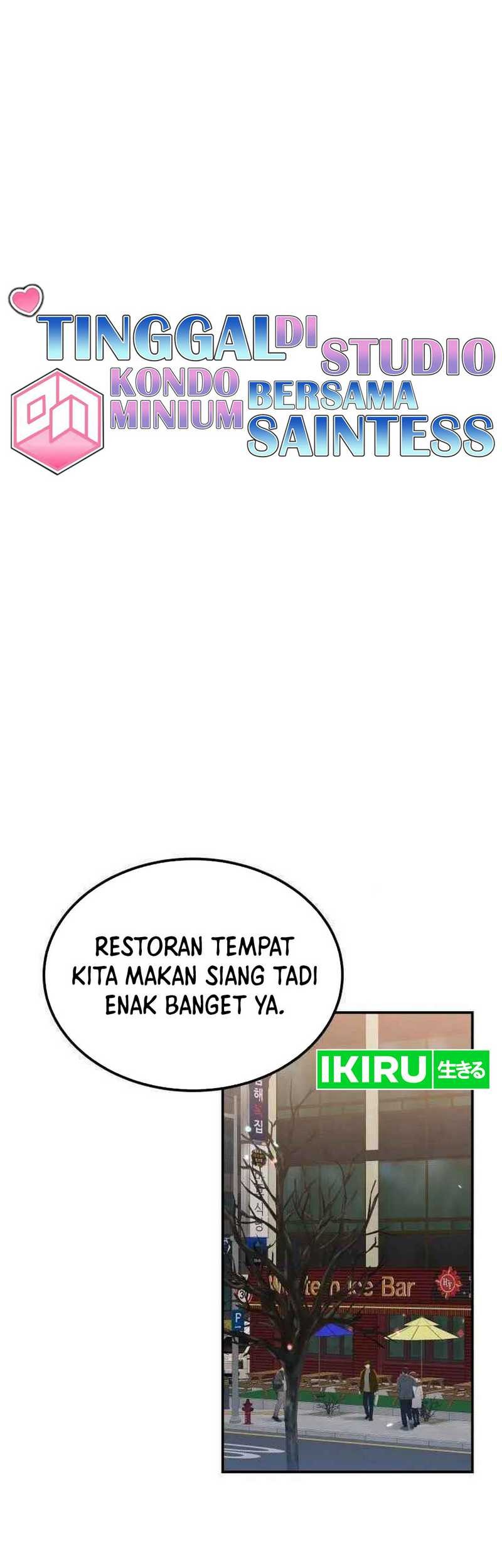 Baca Manhwa Living in a Studio Condo With the Saintess Chapter 28 Gambar 2