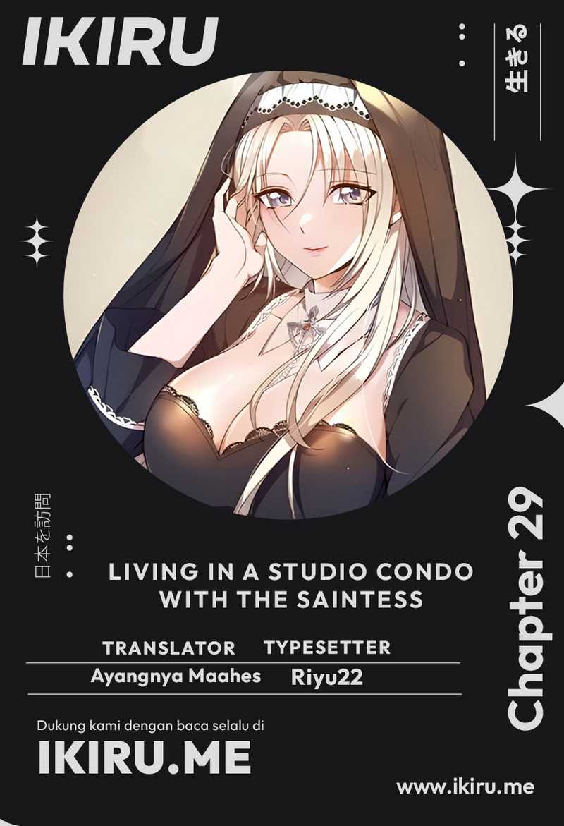 Baca Komik Living in a Studio Condo With the Saintess Chapter 29 Gambar 1