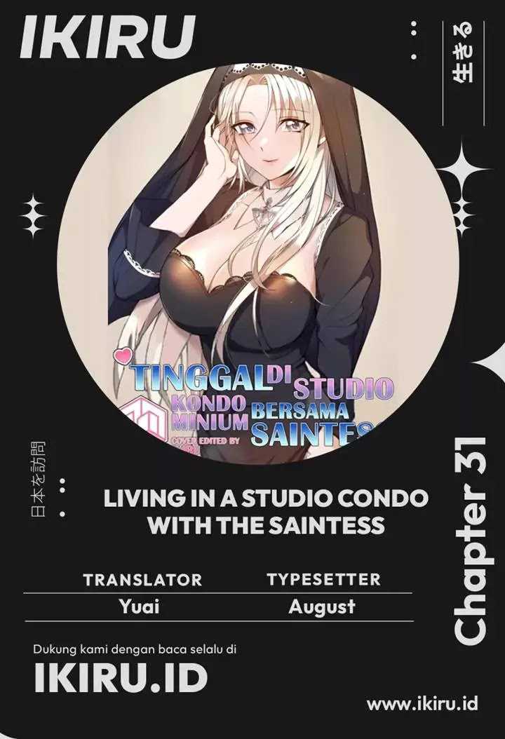 Baca Komik Living in a Studio Condo With the Saintess Chapter 31 Gambar 1