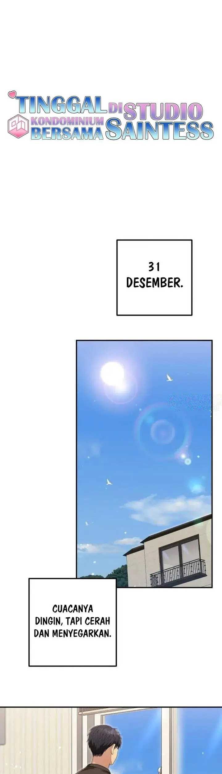 Baca Manhwa Living in a Studio Condo With the Saintess Chapter 33 Gambar 2