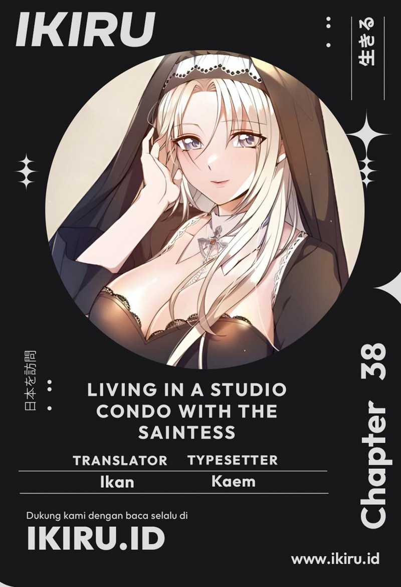 Baca Komik Living in a Studio Condo With the Saintess Chapter 38 Gambar 1