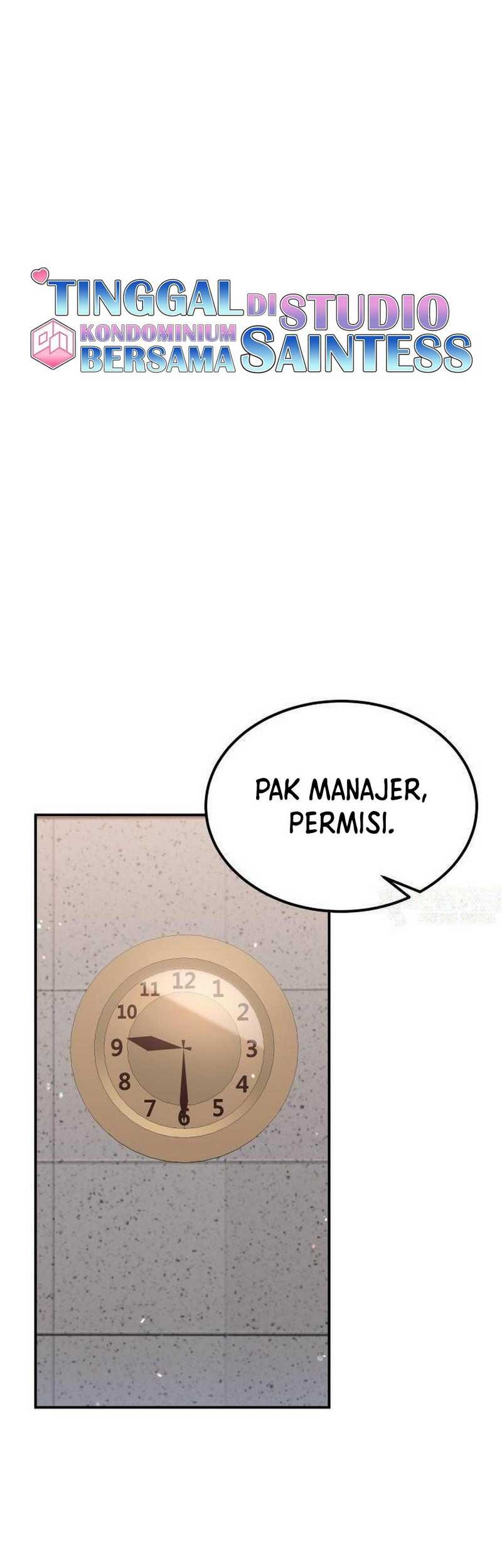 Baca Manhwa Living in a Studio Condo With the Saintess Chapter 38 Gambar 2