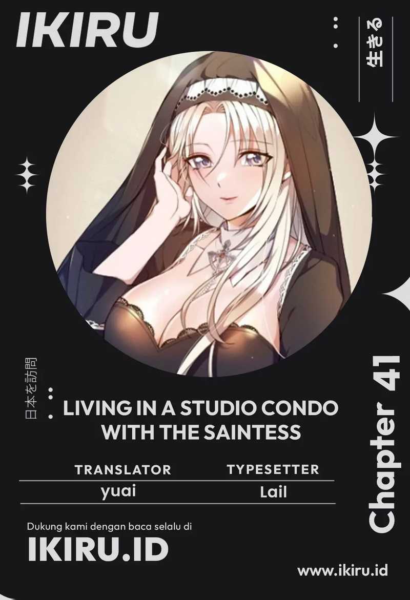 Baca Komik Living in a Studio Condo With the Saintess Chapter 41 Gambar 1