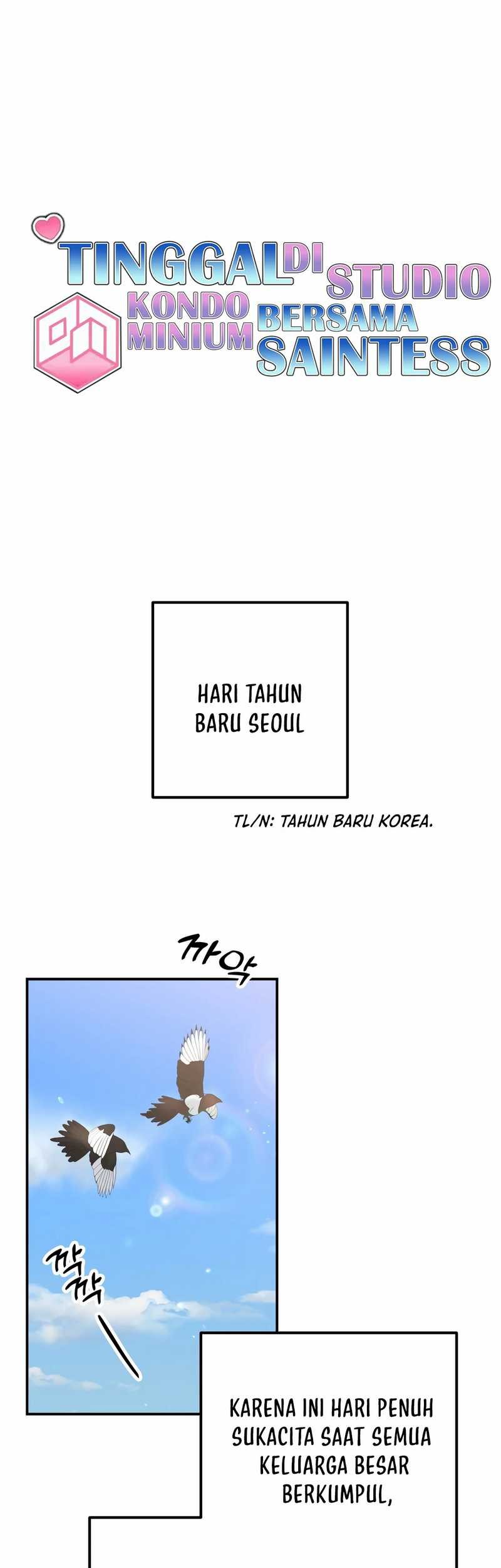 Baca Manhwa Living in a Studio Condo With the Saintess Chapter 41 Gambar 2