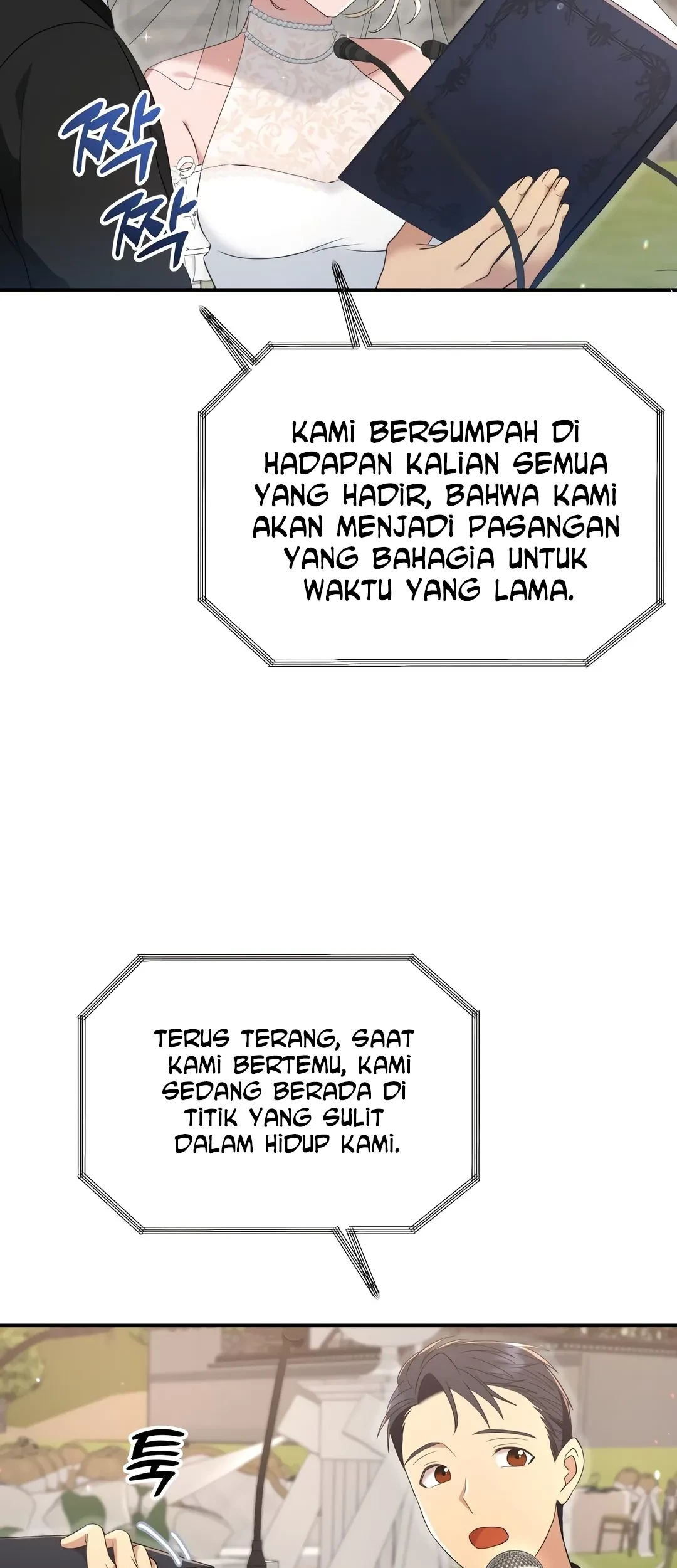 Living in a Studio Condo With the Saintess Chapter 48 Gambar 33