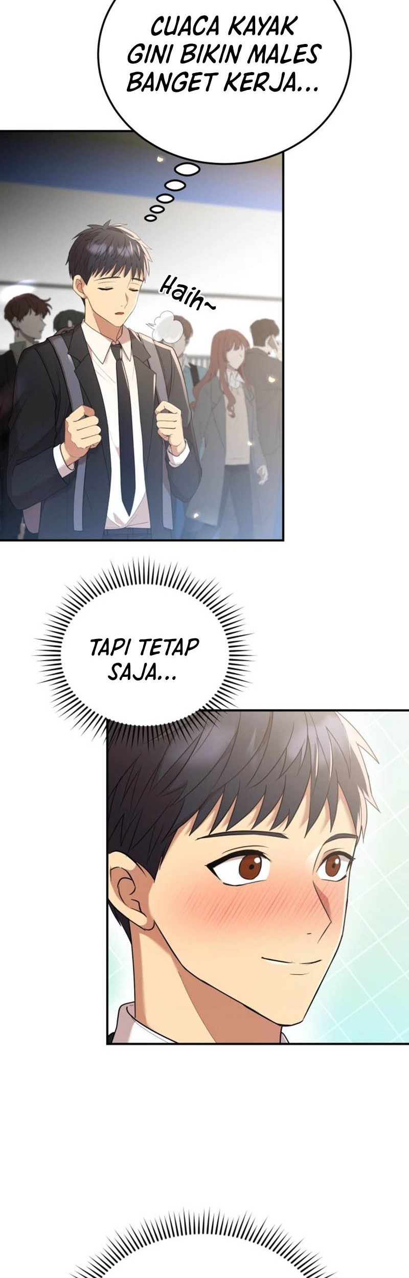 Baca Manhwa Living in a Studio Condo With the Saintess Chapter 8 Gambar 2