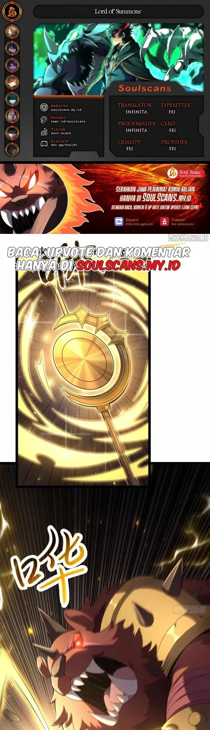 Baca Komik Lord of Summons! Sudden Mutation Chapter 46 Gambar 1