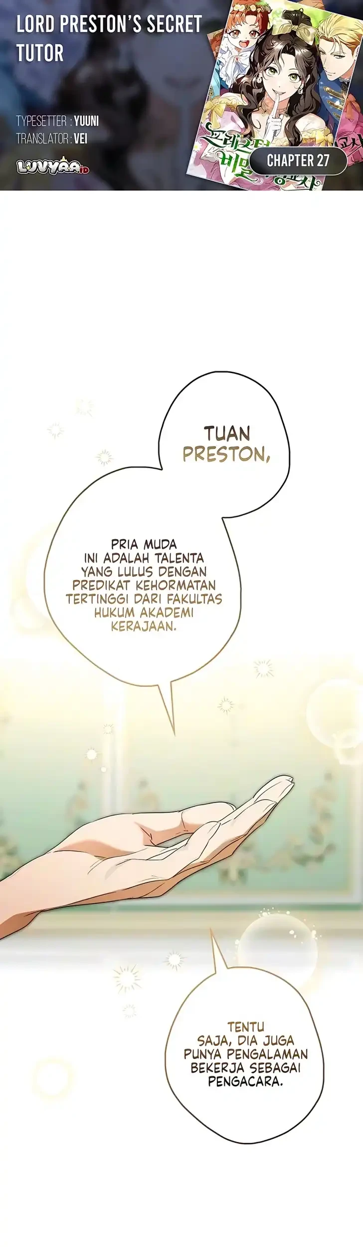 Lord Preston’s Secret Tutor Chapter 27 halaman 2