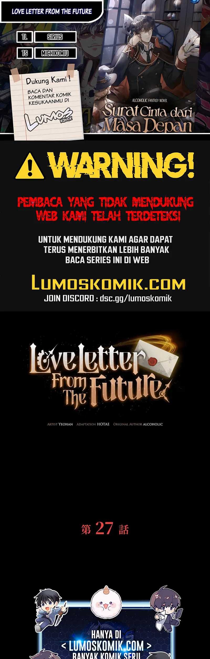Baca Komik Love Letter From The Future Chapter 27 Gambar 1