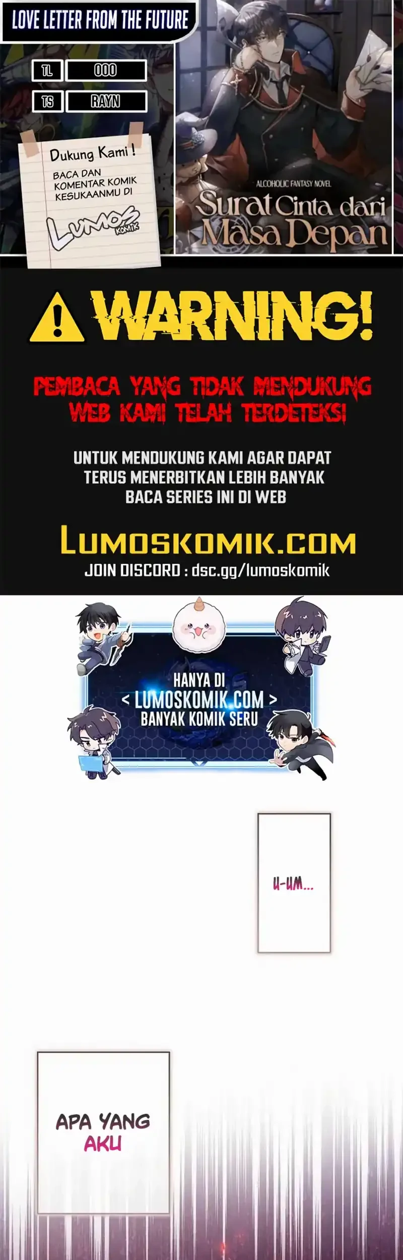 Komik Love Letter From The Future Chapter 35 gambar 1