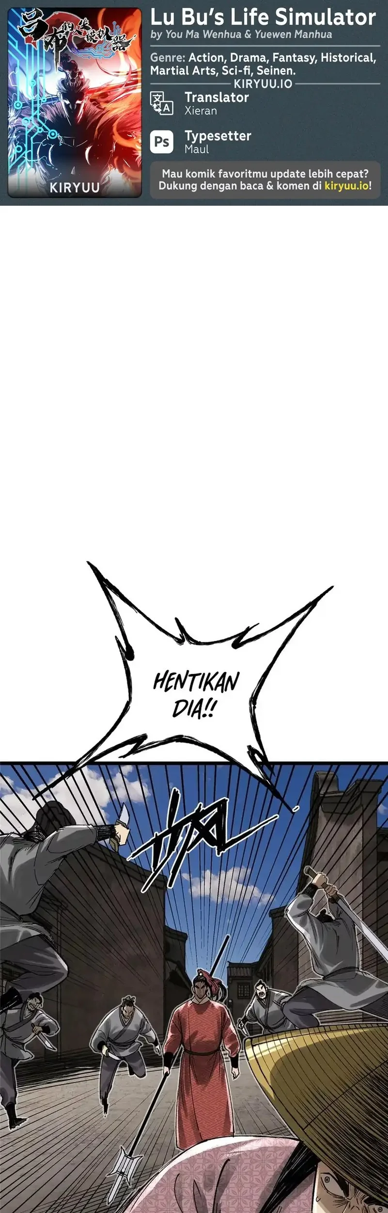 Komik Lu Bu’s Life Simulator Chapter 144 gambar nomor 1