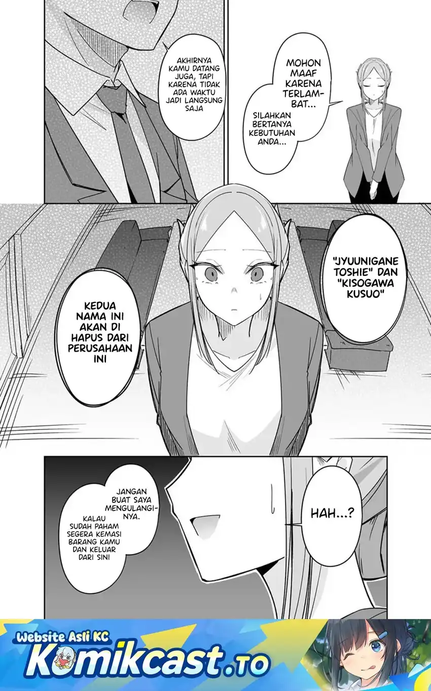 Manga Madogiwa henshuu to baka ni sareta ore ga, futago JK to doukyo suru koto ni natta Chapter 13.2 gambar 2