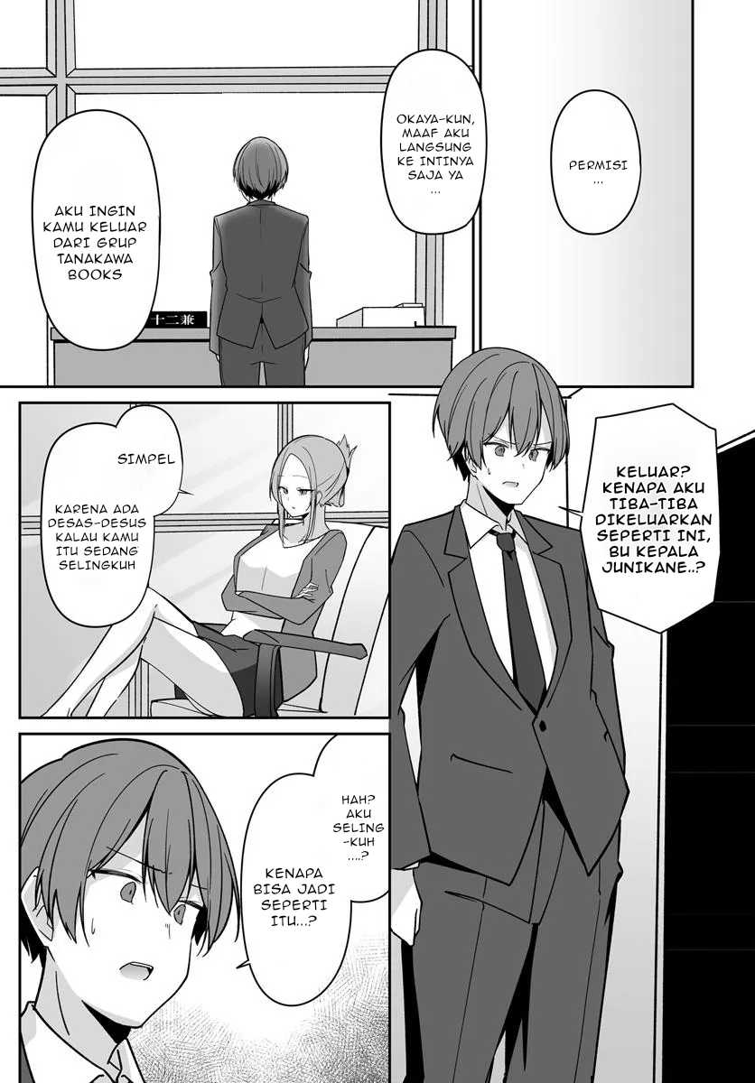 Madogiwa henshuu to baka ni sareta ore ga, futago JK to doukyo suru koto ni natta Chapter 2.1 Gambar 14