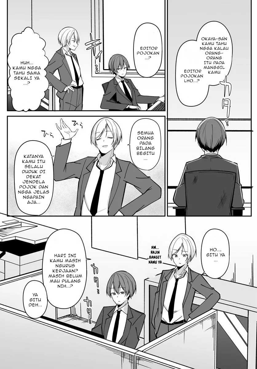 Manga Madogiwa henshuu to baka ni sareta ore ga, futago JK to doukyo suru koto ni natta Chapter 2.1 gambar nomor 2