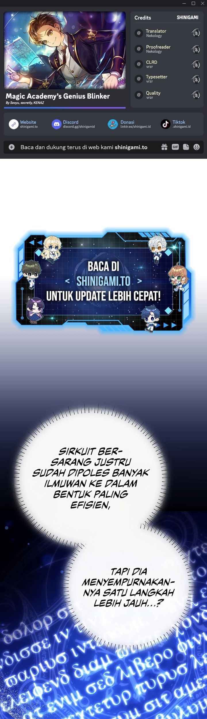Baca Komik Magic Academy’s Genius Blinker Chapter 69 Gambar 1
