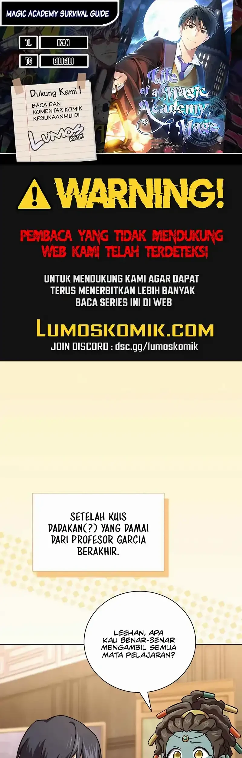 Komik Magic Academy Survival Guide Chapter 128 gambar nomor 1