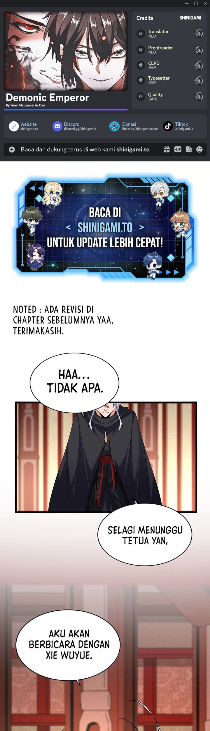 Baca Komik Magic Emperor Chapter 750 Gambar 1