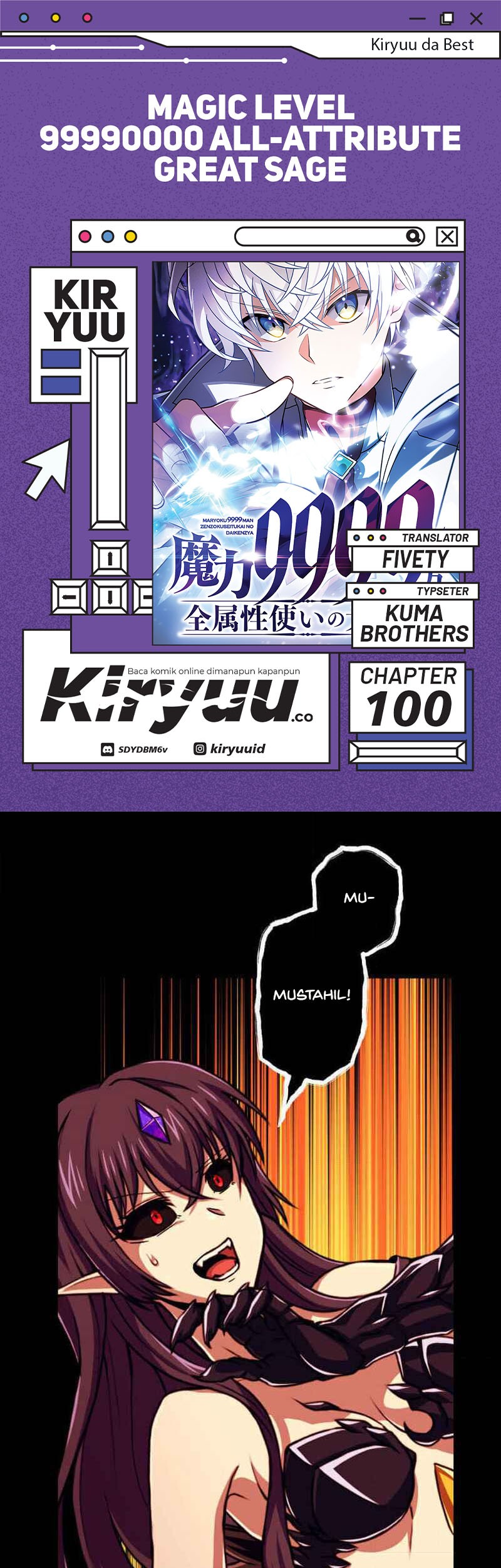 Baca Komik Magic Level 99990000 All-Attribute Great Sage Chapter 100 Gambar 1