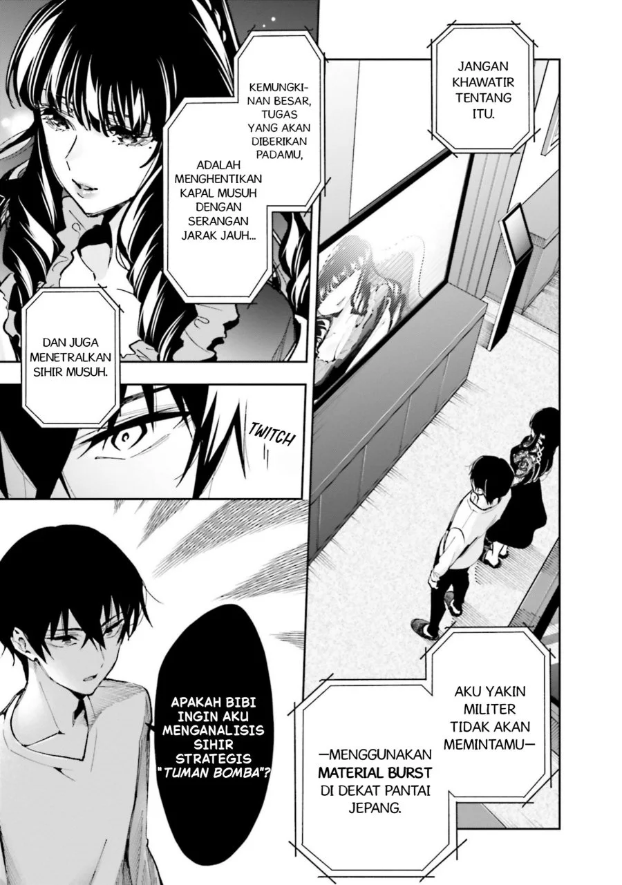 Mahouka Koukou no Rettousei Douran no Joshou-hen Chapter 14 Gambar 13