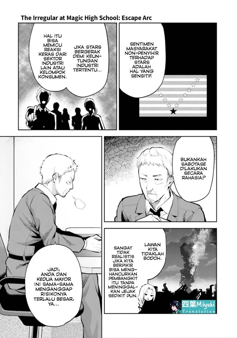 Mahouka Koukou no Rettousei Escape-hen Chapter 11 Gambar 13