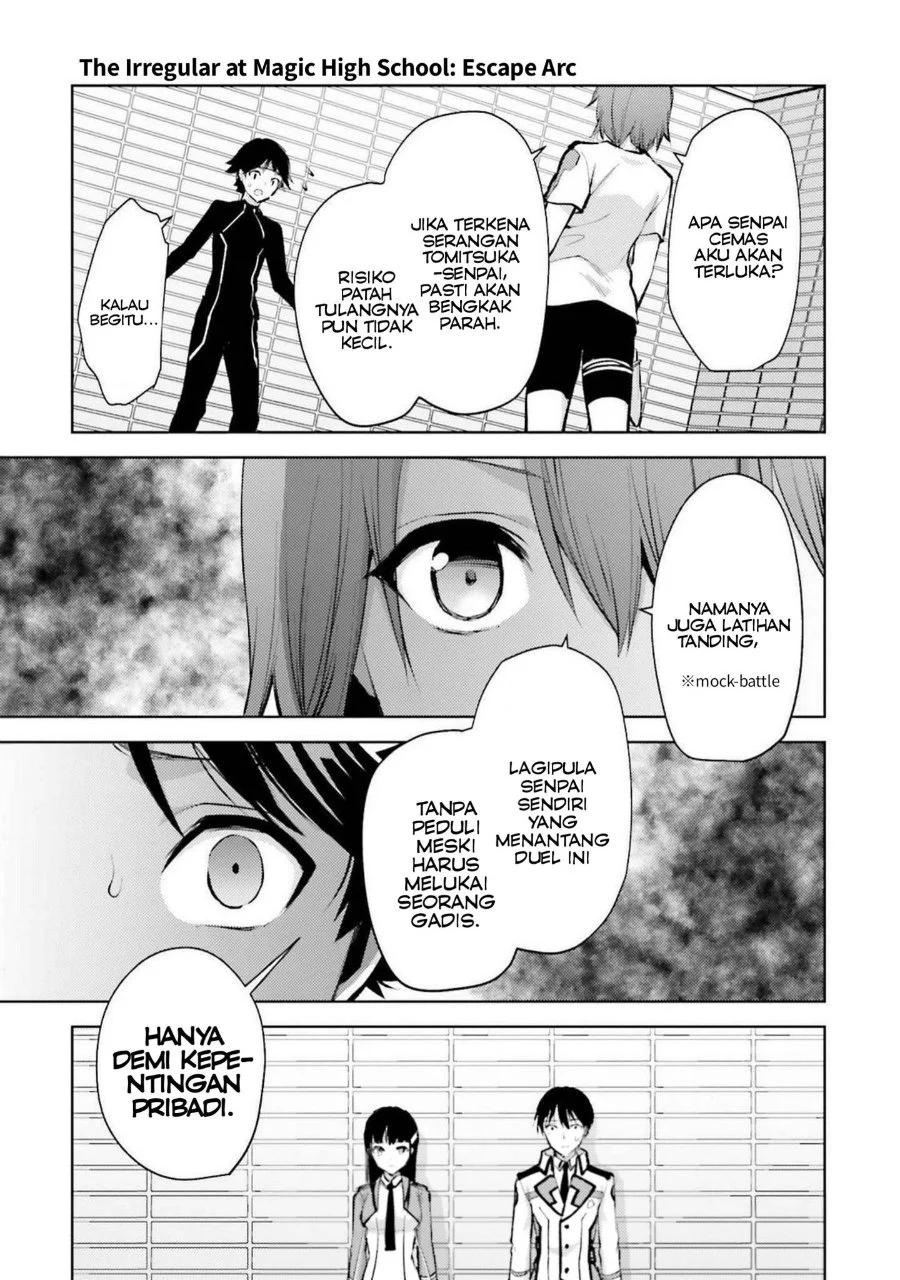 Mahouka Koukou no Rettousei Escape-hen Chapter 14 Gambar 3