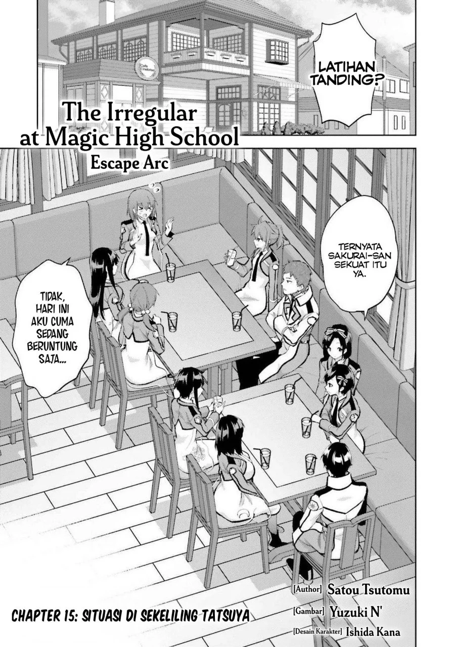 Komik Mahouka Koukou no Rettousei Escape-hen Chapter 15 gambar 1