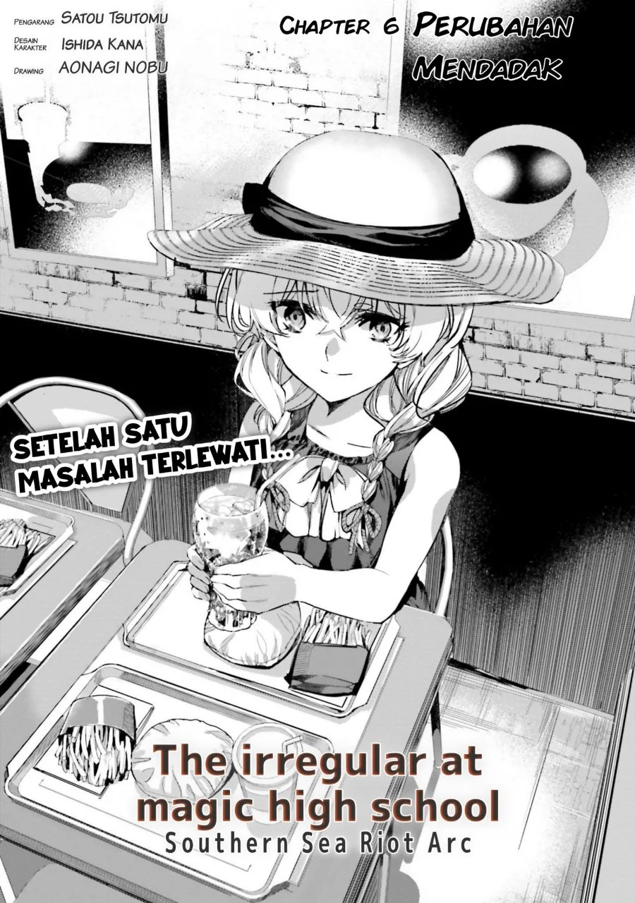 Komik Mahouka Koukou no Rettousei Nankai Soujou-hen Chapter 6 gambar 1