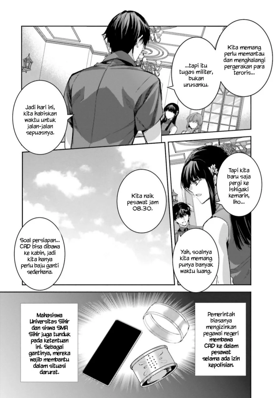 Mahouka Koukou no Rettousei Nankai Soujou-hen Chapter 9 Gambar 22
