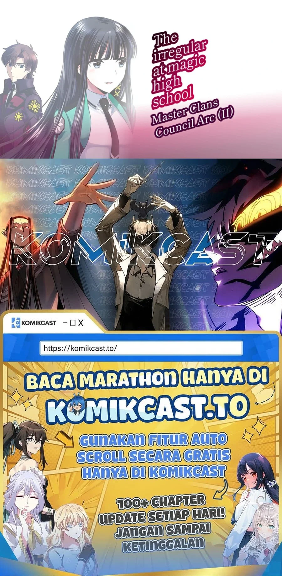 Mahouka Koukou no Rettousei Shizoku Kaigi-hen Chapter 35 Gambar 31