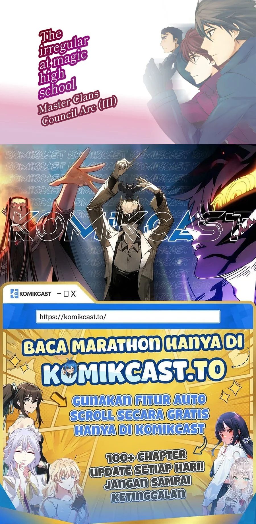 Mahouka Koukou no Rettousei Shizoku Kaigi-hen Chapter 45 Gambar 34