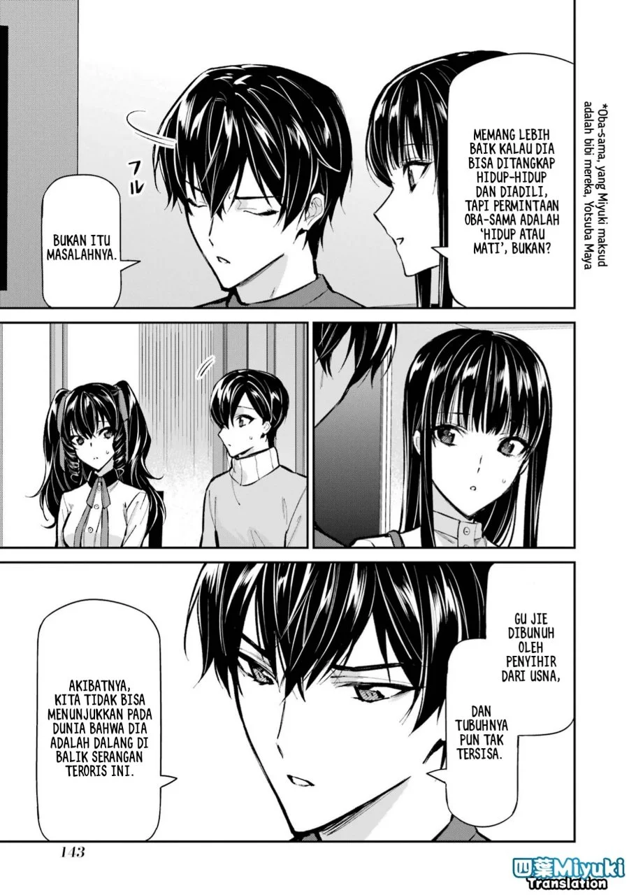 Mahouka Koukou no Rettousei Shizoku Kaigi-hen Chapter 50 Gambar 15
