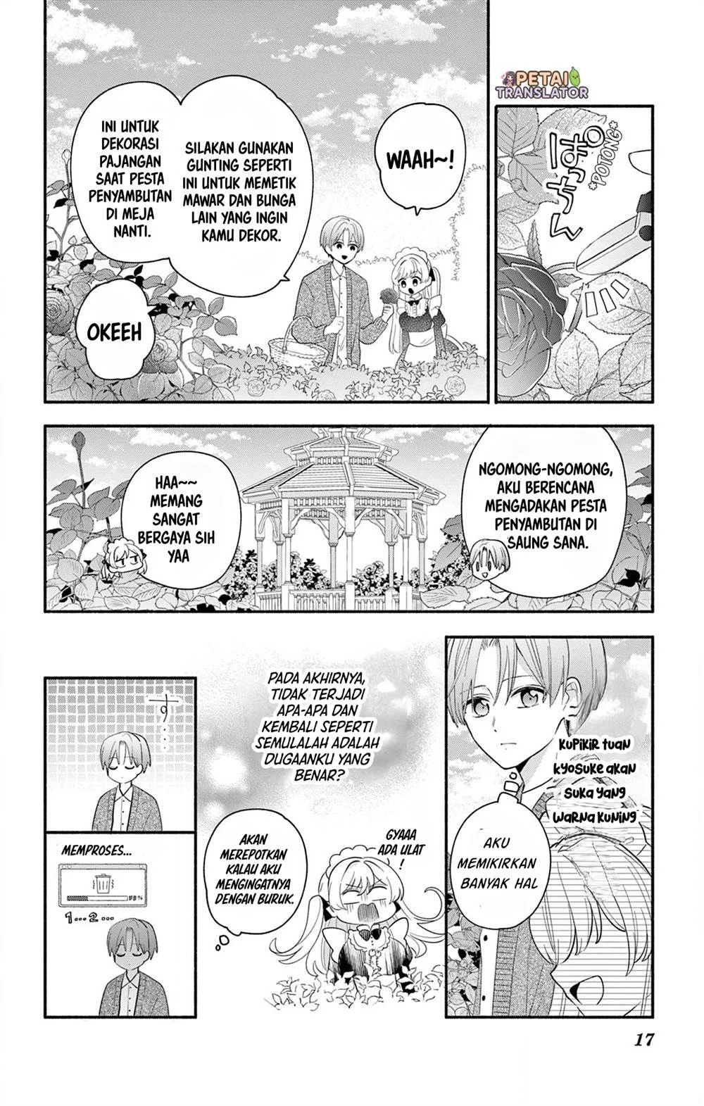 Maid wa Koisuru Hachiya-kun Chapter 16 Gambar 17