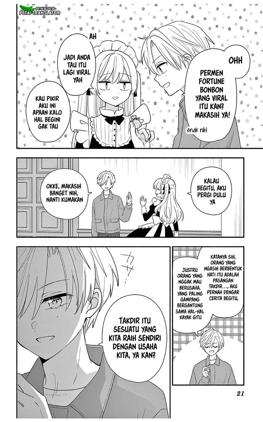 Maid wa Koisuru Hachiya-kun Chapter 24.2 Gambar 21