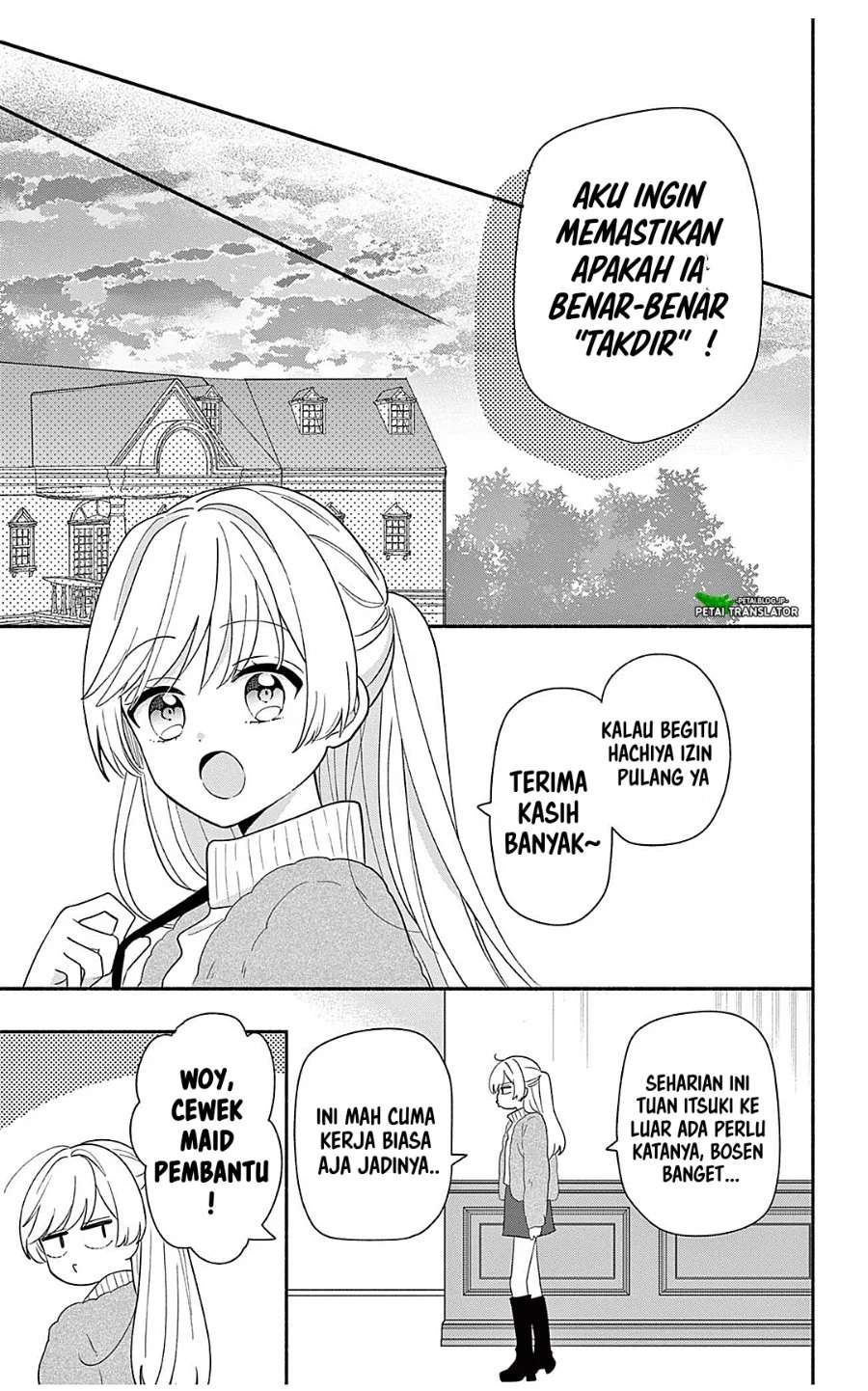 Maid wa Koisuru Hachiya-kun Chapter 25.1 Gambar 9