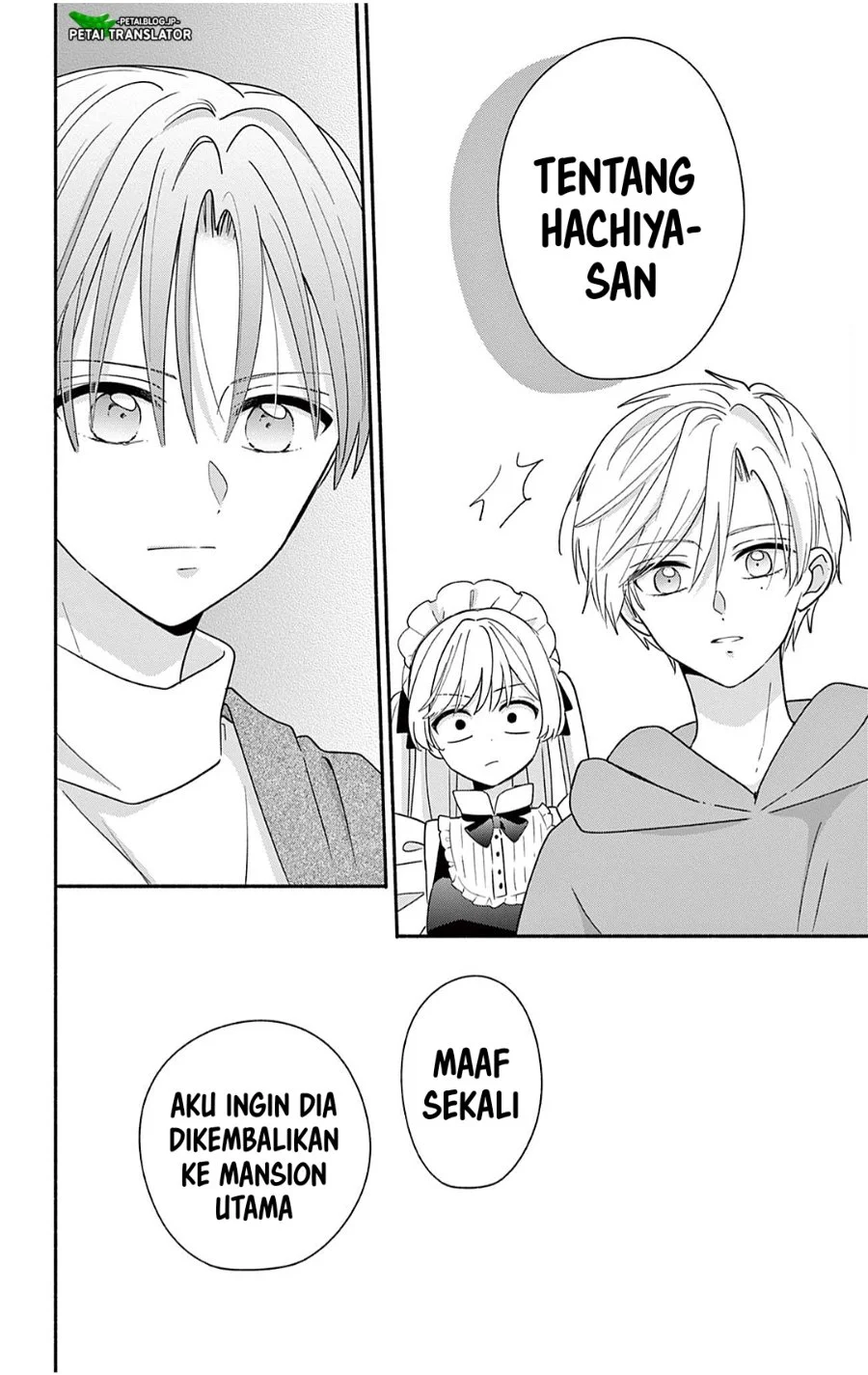Maid wa Koisuru Hachiya-kun Chapter 29.1 Gambar 14